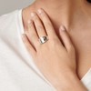 UNOde50 Sterling Silver Plated Metal Ring, Sterling Silver Plated Alloy