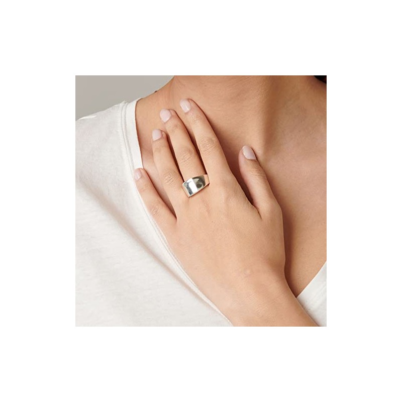 UNOde50 Sterling Silver Plated Metal Ring, Sterling Silver Plated Alloy