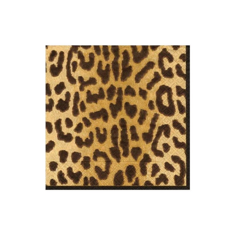 Caspari Zanzibar Paper Cocktail Napkins - Two Packs of 20