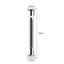 1 x Tap Extension, Tap Hose, Flexible Water-Saving, Extension Aerator Tap Strainer for Bathroom Kitchen Tap (15 cm)
