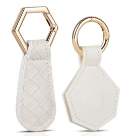 2 Pcs Magnetic Hat Clip, Super Magnetic Suction Hat Holder for Travel, Premium Portable Magnetic Leather Bag Hat Holder Clip for Handbags Backpacks Wallets Luggage and Sun Hats (White)