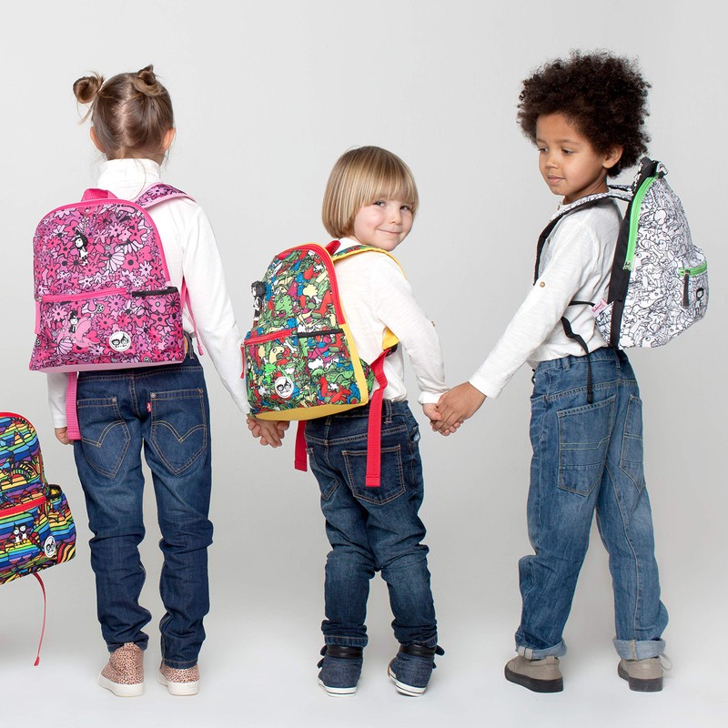Pink Floral 3+ Toddler Kids Children Backpack Rucksack Girl Boy