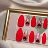 MunNail Neon Heart Nail ❤ - Short Oval / MunNail