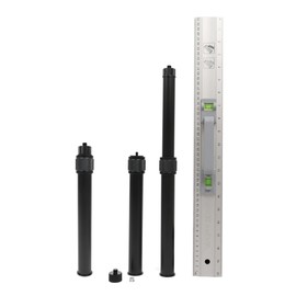 Photecs Pro-L Tripod Extension, Adjustable Mini Monopod up to approx. 41 cm, Camera Handle, Telescopic Handheld Tripod with 3/8 Inch Female Thread and 1/4 Inch Male Thread, with Thread Adaptor 1/4 Inch to 3/8 Inch