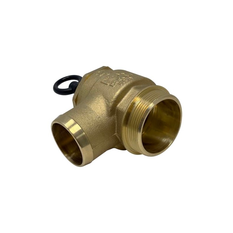 Brass Pressure Relief Valve, 300 CFM, 2" Diameter, Fully Adjustable,