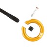 Petzl P28 OPEN Multi-Directional Gated Ring, Yellow