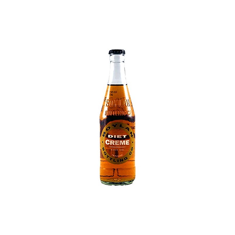 Boylan Diet Creme Soda - 12 oz (6 Glass Bottles)