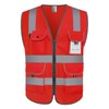 Uno Mejor High Visibility Vest with 9 Pockets Safety Vest
