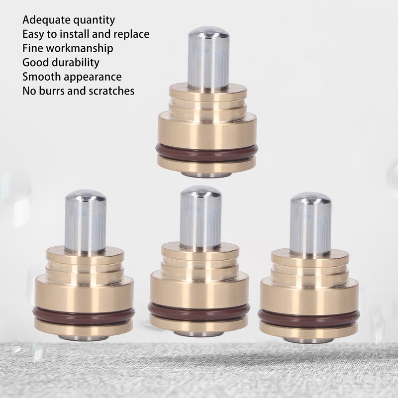 4Pcs Joystick Pusher Control Valve Standard Size Easy Installation Excavator