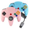 PGYFDAL 2 Pack Classic N64 Controller, Wired Gamepad Upgraded Joystick
