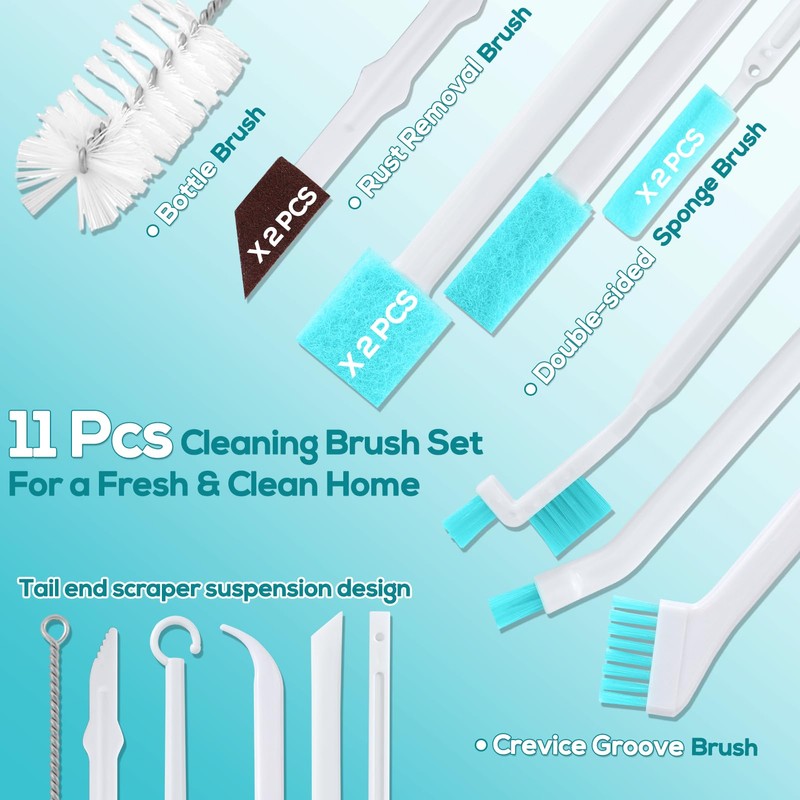 XANGNIER 11 Pcs Humidifier Cleaner Brush Set – Small Detail