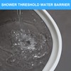 Duzzy 75 Inch Collapsible Shower Water Dam Shower Stopper Barrier