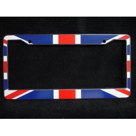 Car License Plate Holder/Frame : British Union Jack Flag