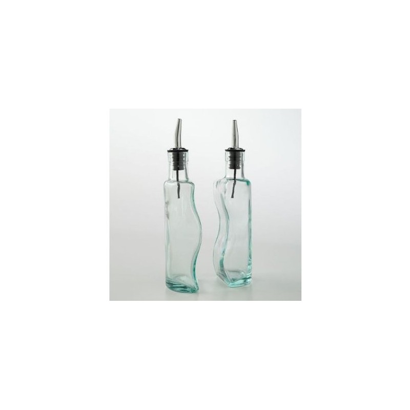 Glass Puzzle Cruet Set