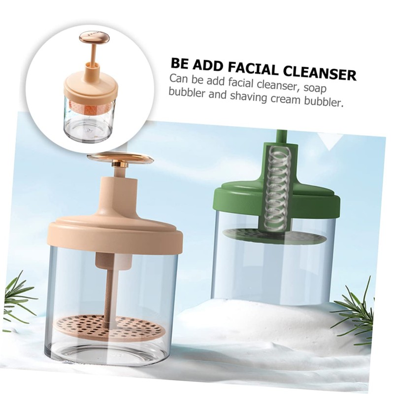 WOONEKY Manual Foams Maker Bubbling Tool Face Wash Frother Cleansing