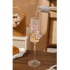 2Pcs Pink Butterfly Wine Glasses, 3D Butterfly Champagne Cups Drinking