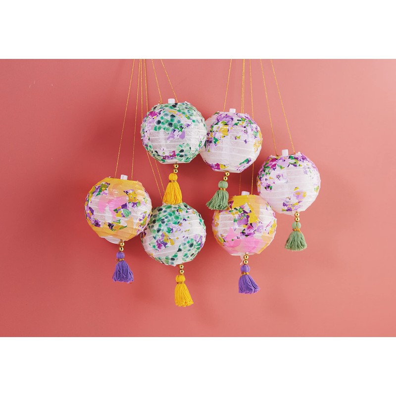 Pack of 10 Lanterns, Lampshades, Paper Lamps, Light Decoration, Decorative