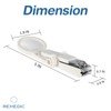 Remedic Extra Large Nail Clippers with Magnifier for Fingernails &