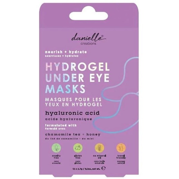 Danielle Creations Nourish & Hydrade Hydrogel Under Eye Treatment Masks