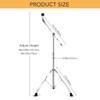 Seteol 2 Pack Boom Cymbal Stand, Adjustable Cymbal Stand for