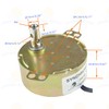 CHANCS TYC-50 Synchronous Motor 12V AC 5-6RPM CW/CCW 4W Gear