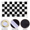 AhfuLife Large Checkered Flag 5ft x 3ft for Game Parade