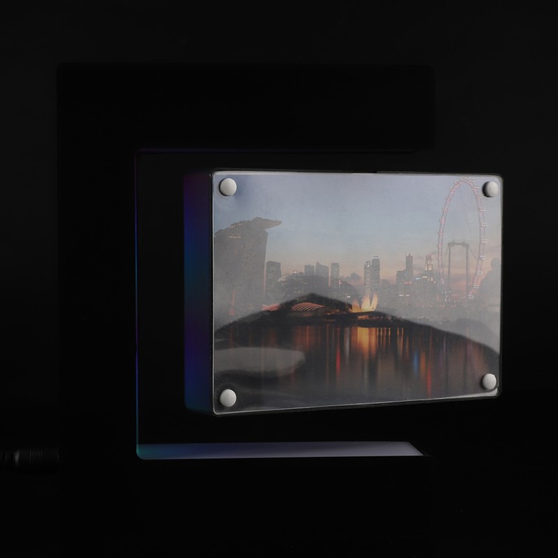 LED Magnetic Levitation Photo Frame Home Office Wedding Decoration