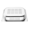 Vogue Stainless Steel Perforated 1/2 Gastronorm Tray 4 Litre /