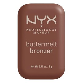 NYX Professional Makeup Buttermelt Bronzerbronceador cremoso en polvo con alta pigmentación, fórmula vegana, acabado natural con duración hasta por 12H, 5g – Tono Do Butta (Café chocolate)