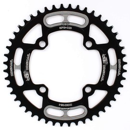 Karlak Chainring 104BCD Bicycle Chainring 104BCD Mountain Bike Single Chainring Disc Narrow Wide Chainring 44T / 46T / 48T / 50T / 52T