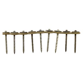 Yawata Screw Umbrella Nails for Galva Corrugated Sheets, 1.6 inches (41 mm), 9 x 10 Rows (90 Pieces)