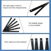 Folding Ruler Made of Plastic, 5 Pieces Folding Ruler, 2