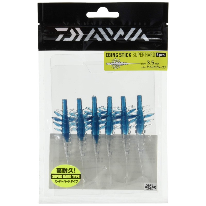 DAIWA Worm Eving Stick SH (Super Hard) 3.5" Keimura Blue