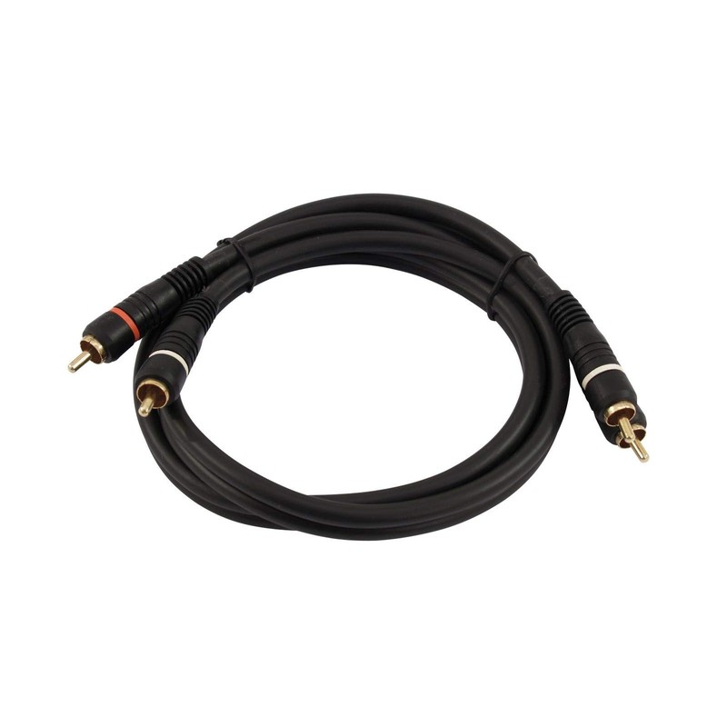OMNITRONIC RCA Cable 2 x 2 0.3 m