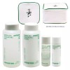 Innisfree 이니스프리 그린티 히알루론산 2종세트+플레이그린 화장품 파우치 (그린) Innisfree Green
