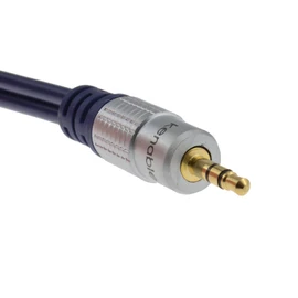 kenable Pure HQ OFC 3.5mm Stereo Jack to 2 RCA Phono Plugs Cable Gold 0.5m [0.5 metres]