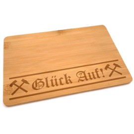 Samunshi® Wooden Board with Engraving Happiness on Lettering Bamboo Board Chopping Board Small Bread Board Wooden Chopping Board Kitchen