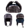 Unisex Trooper Hat, Warm Thick Winter Hats Ear Flap Trapper