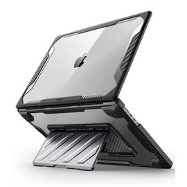 SUPCASE for MacBook Pro 16 Inch Case with Stand 2024-2021 (Unicorn Beetle Pro), M4/M3/M2/M1 Pro/Max A3403 A3186 A2991 A2780 A2485 Heavy Duty Hard Shell Protective Cover for MacBook Pro 16", Black