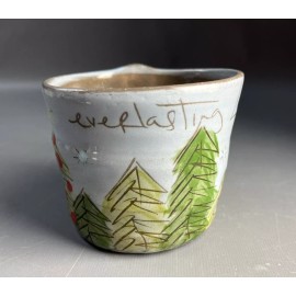 ZPOTS Hand Thrown Mug 16 oz by Eric & Noelle Hendrick - EVERLASTING LIGHT - New