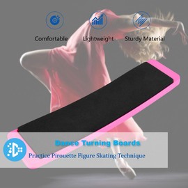 BONKZEBU Dance Turning Boards, Premium Figure Ice Skating Spinner, Practice Pirouette Figure Skating Technique for Dancers Improve Turns Balance Stability