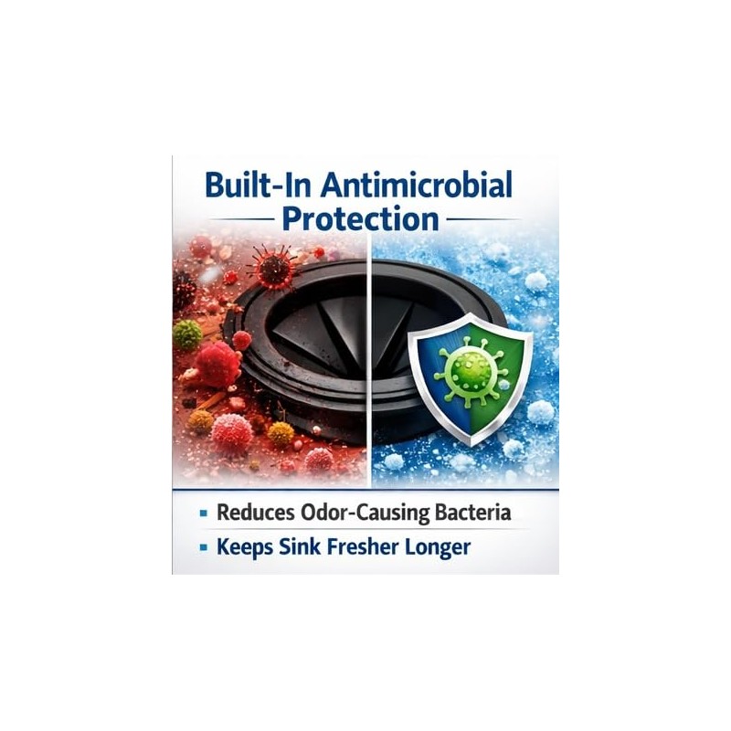 Replacement for Insinkerator Antimicrobial Quiet Collar Sink Baffle Part# QCB-AM,