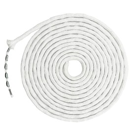 Haizibo Lead Tape for Curtains, 250 g/5 m, Lead Tape for Curtains, Heavy Lead Tape, Shower Curtain, Weight for Curtains, Fabrics, Mosquito Net, Curtains (White)