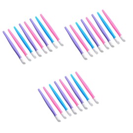 Ipetboom 150pcs Nail Art Pushing Stick Cuticle Pusher Stick Multi-function for Manicure Nail Art Tools Non-deformation and Non-slip Design Random Color