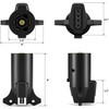 Namvo 7 Way Round RV Blade Trailer Connector Adapter Plug
