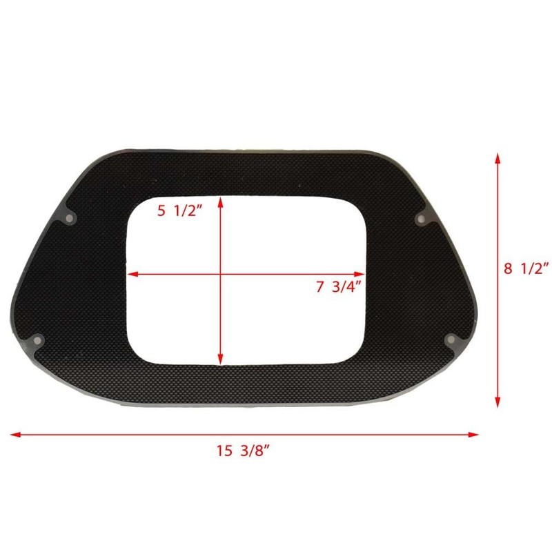 Boat Blank Chartplotter Insert Panel 246484 | HDS7 Silver Black