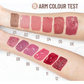 Set de Labiales 12 Piezas, Set de Brillo Labial Mate para Mujer Brillo de Labios,Impermeable,Larga Duración,No Desvanece,Textura cremosa,Fórmula Hidratante, Caja de regalo, El mejor regalo