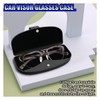 GAOLAOSY Car Sun Visor Sunglasses Case, ABS Hard Shell Eyeglasses