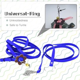 Adjustable Harness & Leash Set Strap for Turtles Small Pet Leash Walking Rope for Tortoise Outdoor Walking Training Control Rope (Yellow,S)