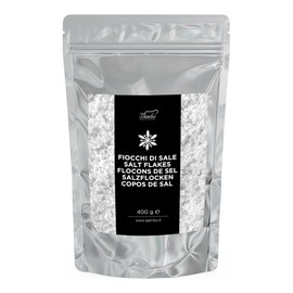 Bembo Salt Flakes 400g - Pure Mediterranean Sea Salt Flakes - For Meat, Fish, Salads, BBQ - Pack 400g